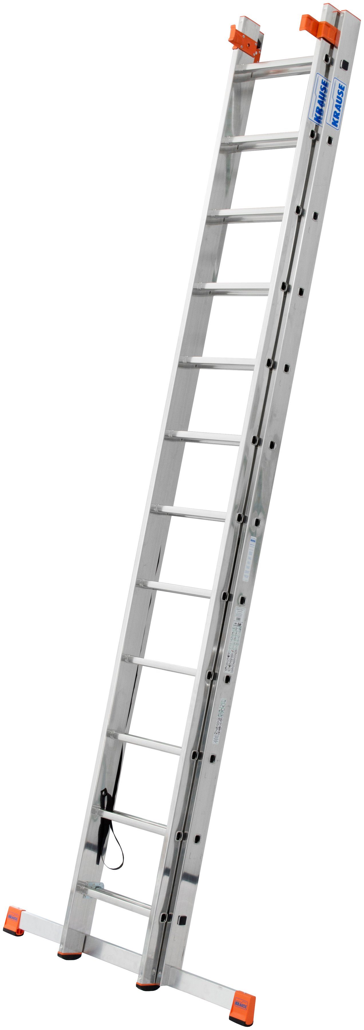 KRAUSE Vielzweckleiter Tribilo, mit Leiternspitzen, 3x12 Sprossen