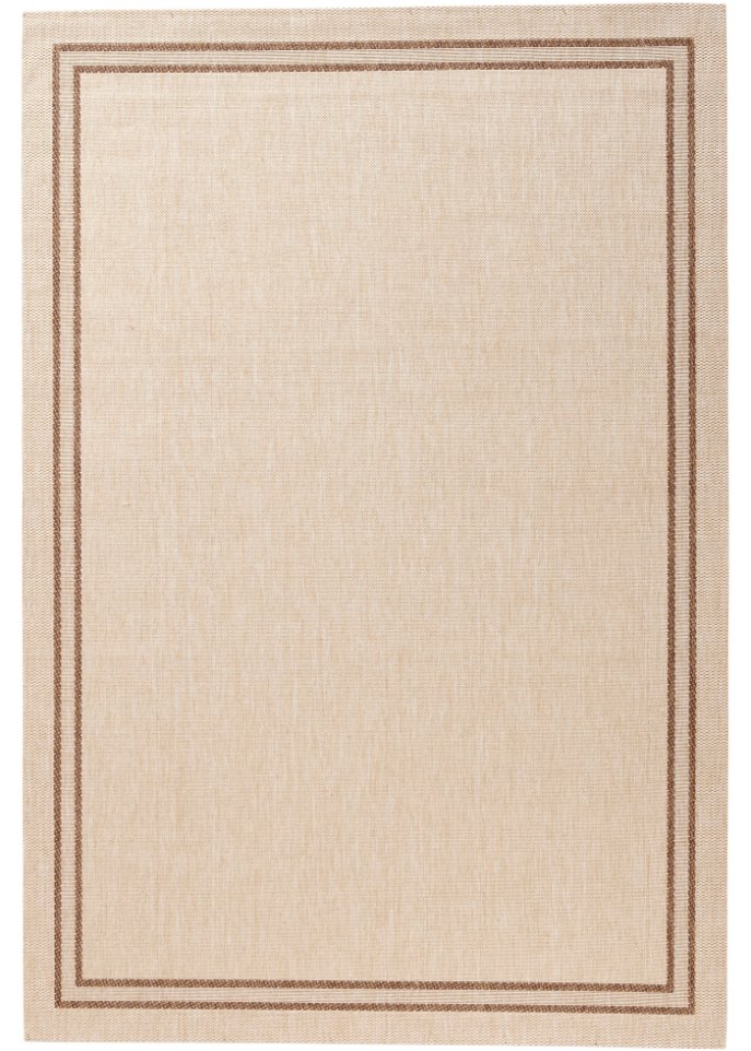 In- und Outdoor Teppich mit Bordüre
