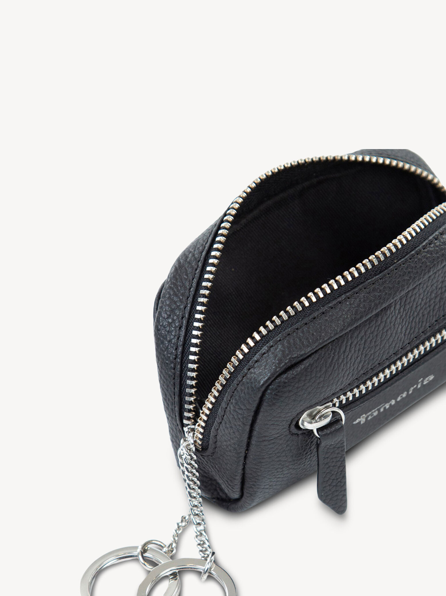 Étui à clés en cuir - noir