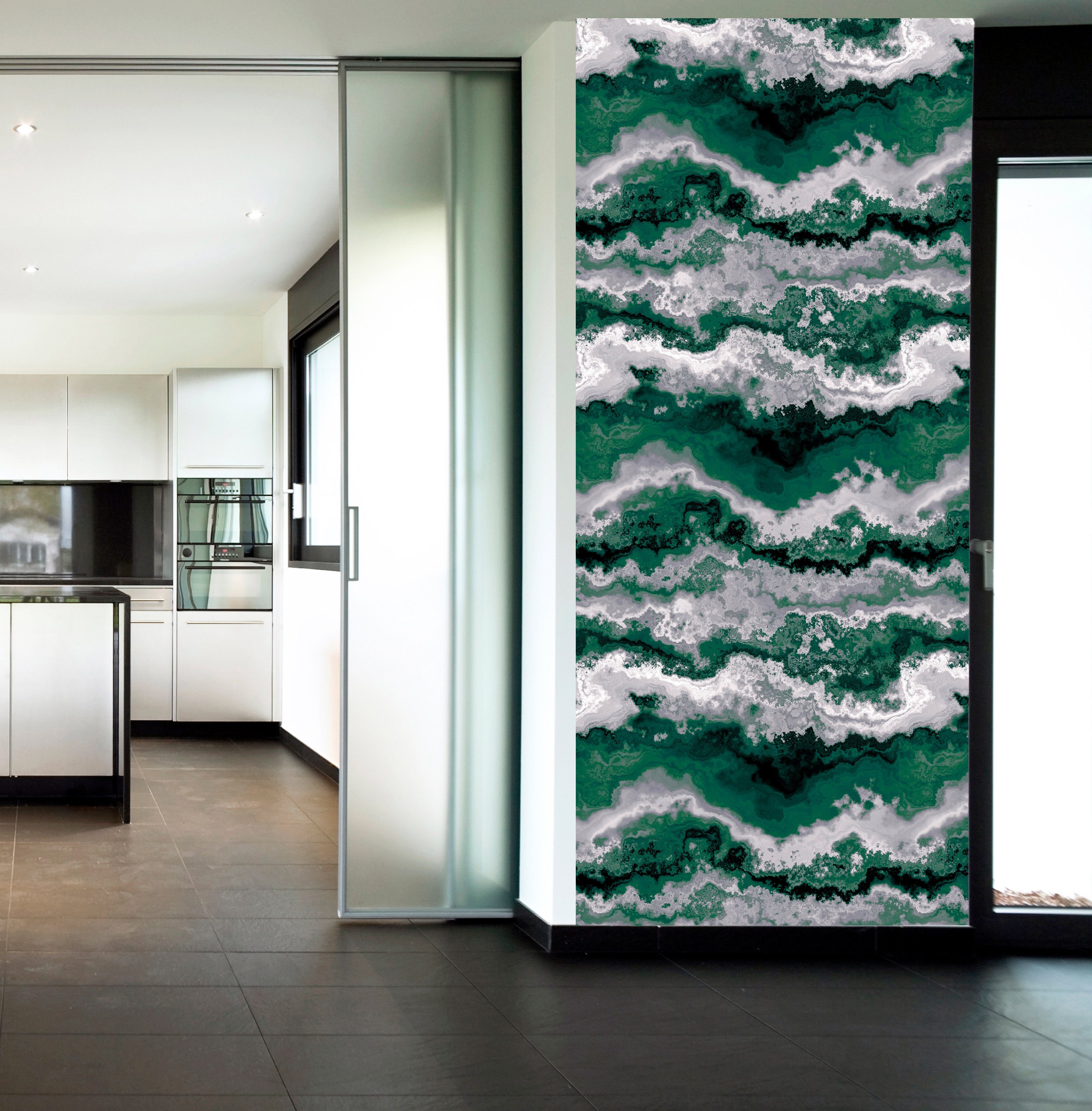 queence Vinyltapete Sheash, Steinoptik, 90 x 250 cm, selbstklebend