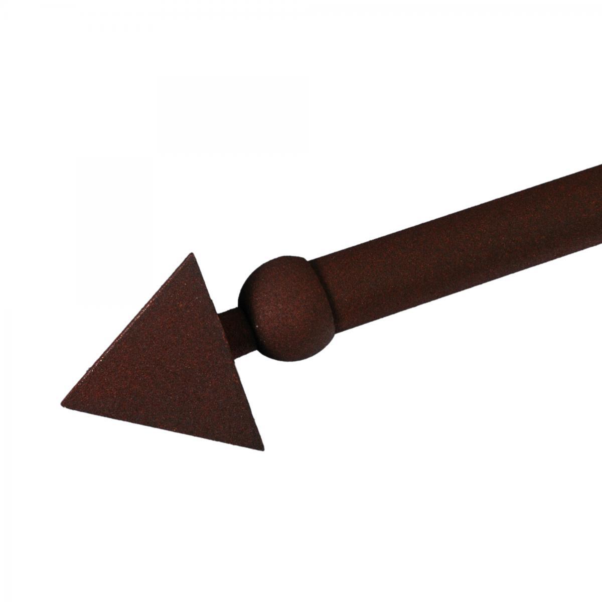 Bella Casa Endstück Spear für Gardinenstangen ø 20 mm, rost, 1 Stück