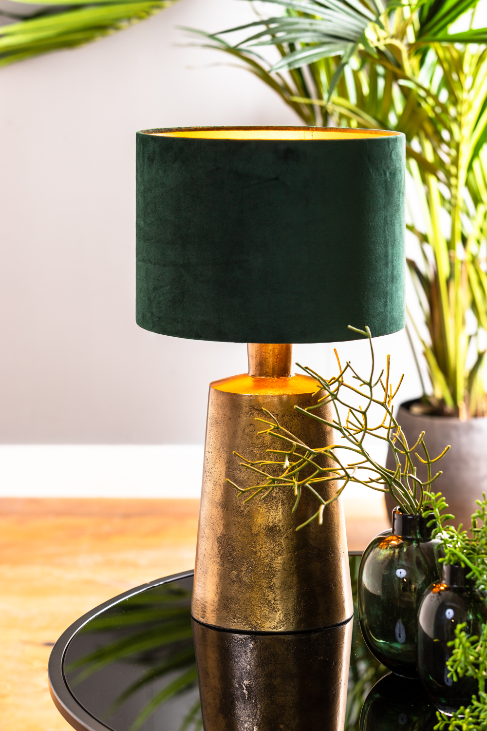 Lampenfuß Baloe antik bronze