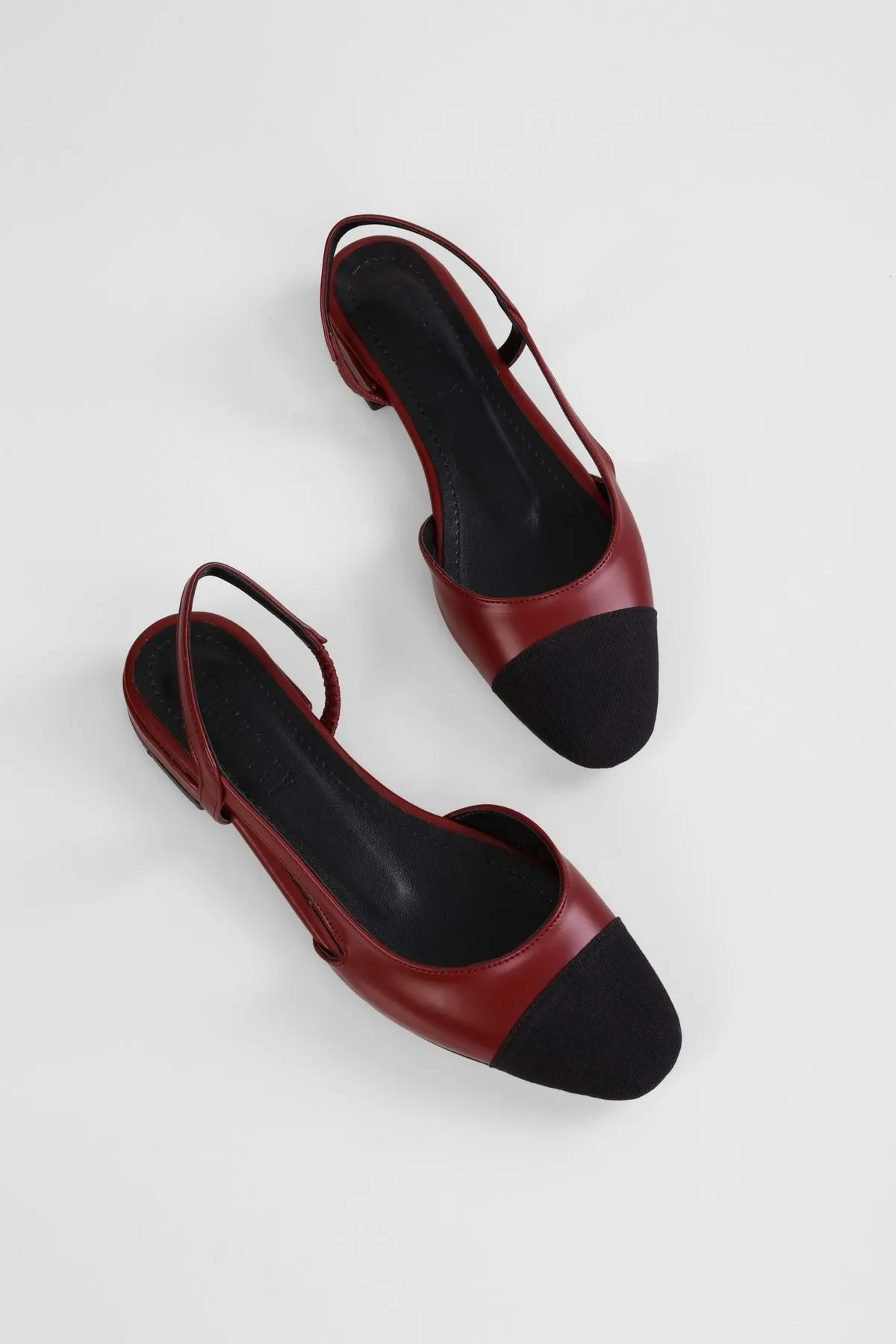 Shoeberry  Sefre Burgundy Skin Lässige Ballerinas für Damen