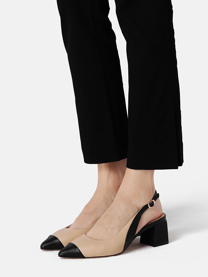 loft37 Leder-Slingpumps 