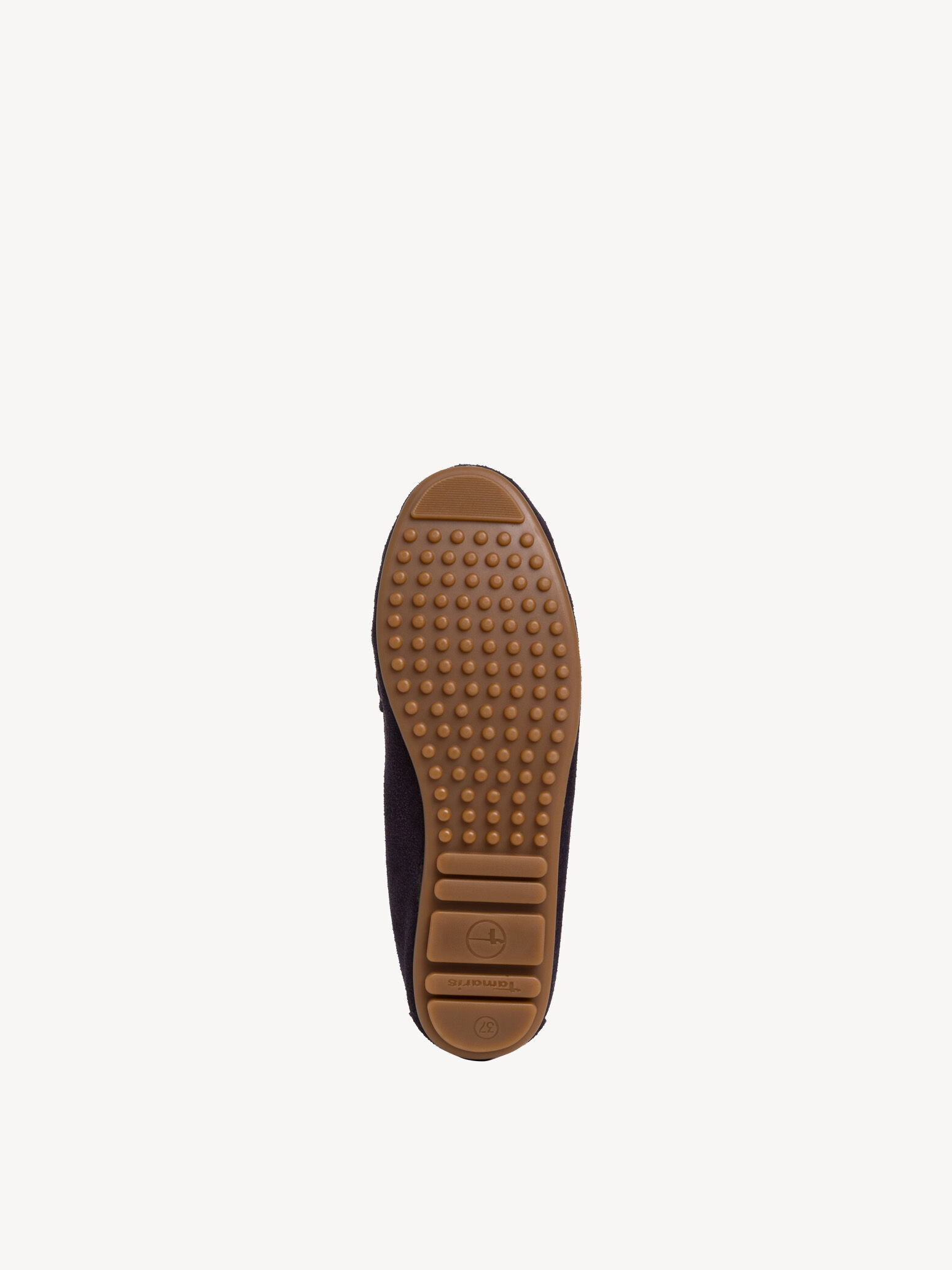 Mocassin en cuir - bleu