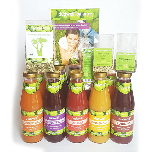 DUOWELL balance Saftwoche Bio 7-Tage  1 P  Kombipackung