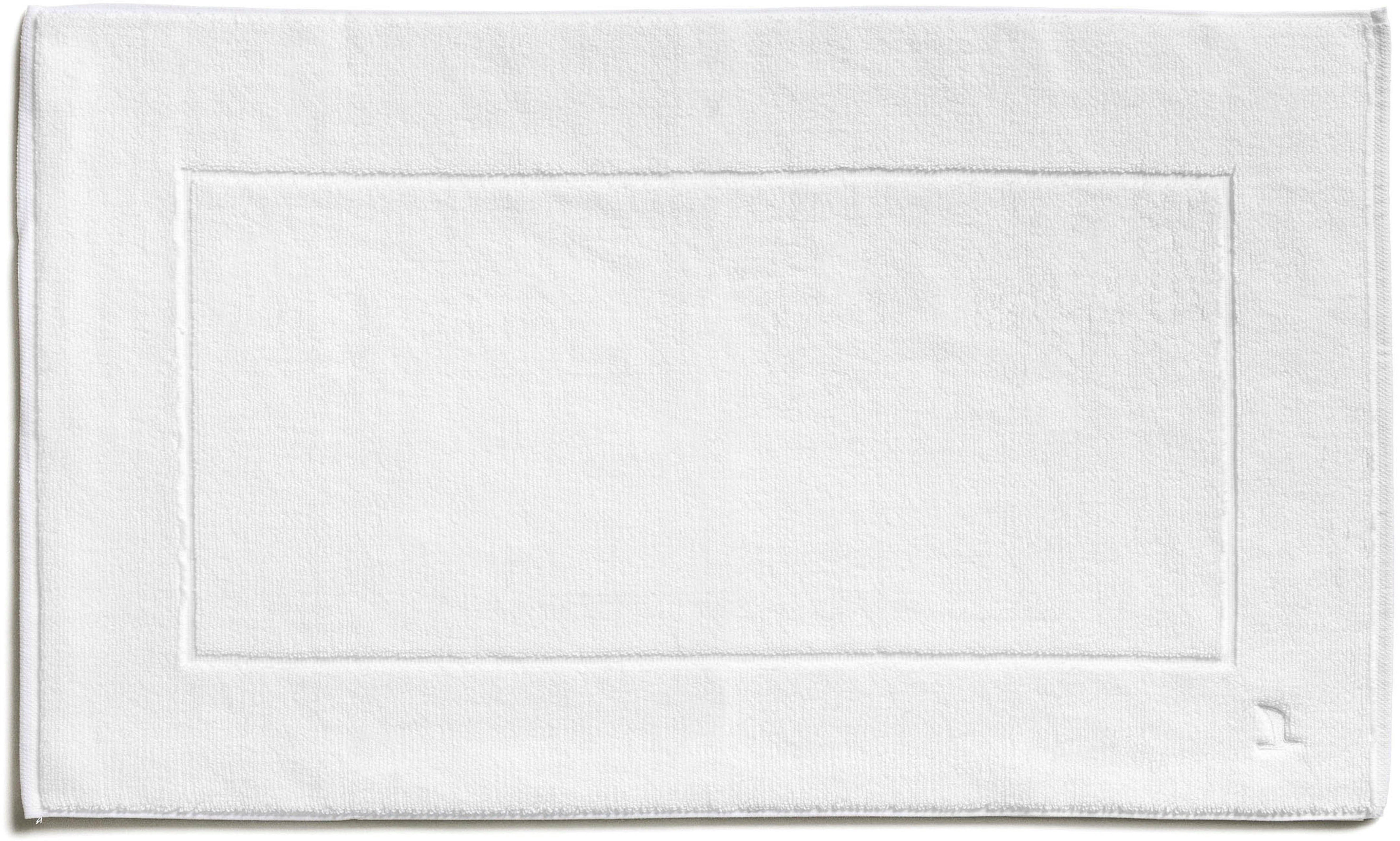 Badematte Essentail/Superwuschel Möve, Höhe 8 mm, beidseitig nutzbar, fußbodenheizungsgeeignet, Baumwolle, quadratisch