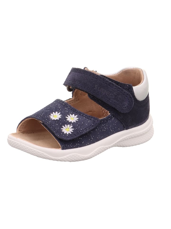 superfit Lauflernsandale POLLY in Blau/Silber günstig kaufen