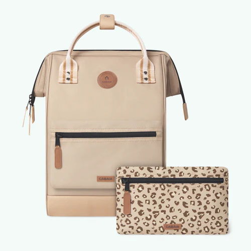 Lobito Adventurer Medium Backpack in Cream
