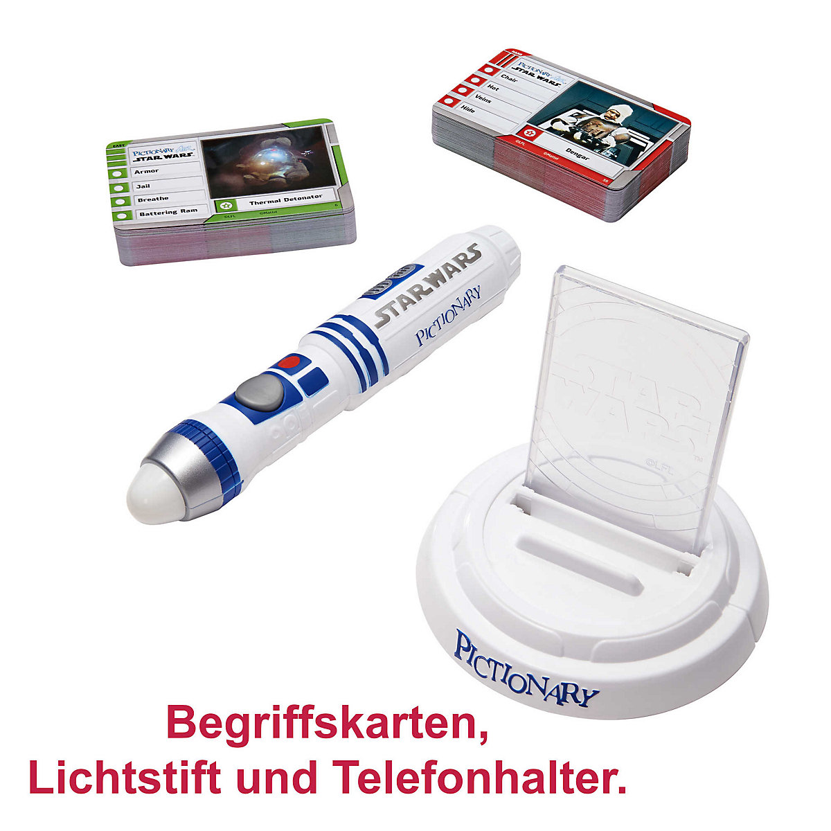 Mattel Games Pictionary Air Star Wars, Familienspiel, Scharade