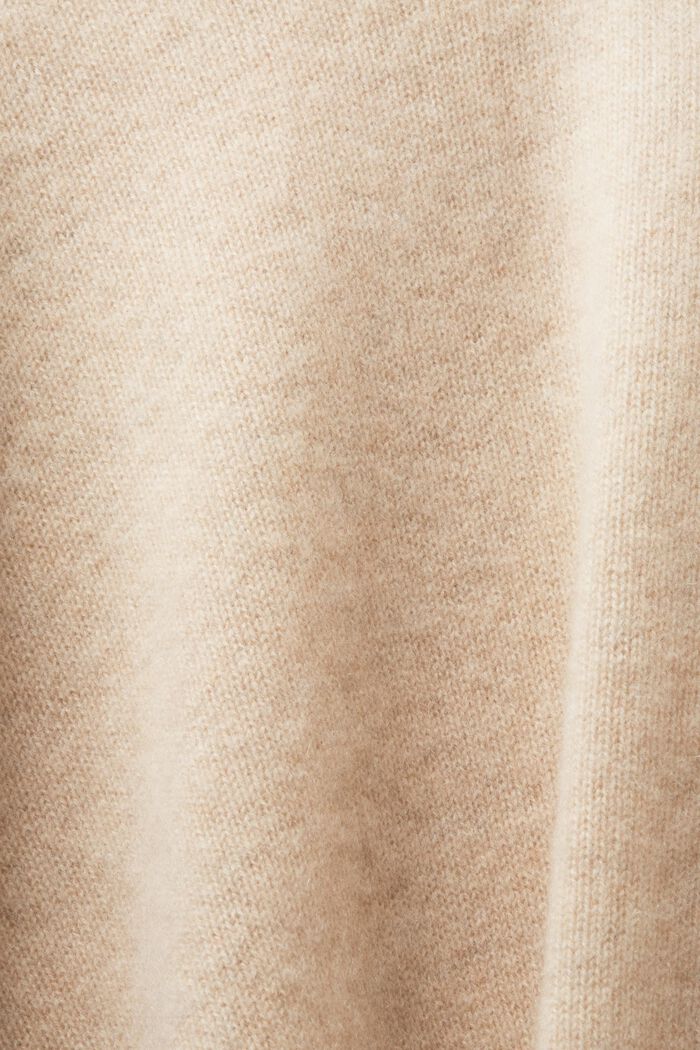 Kaschmirpullover mit V-Ausschnitt