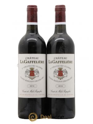 Château la Gaffelière 1er Grand Cru Classé B  2010 - Lot de 2 Bouteilles