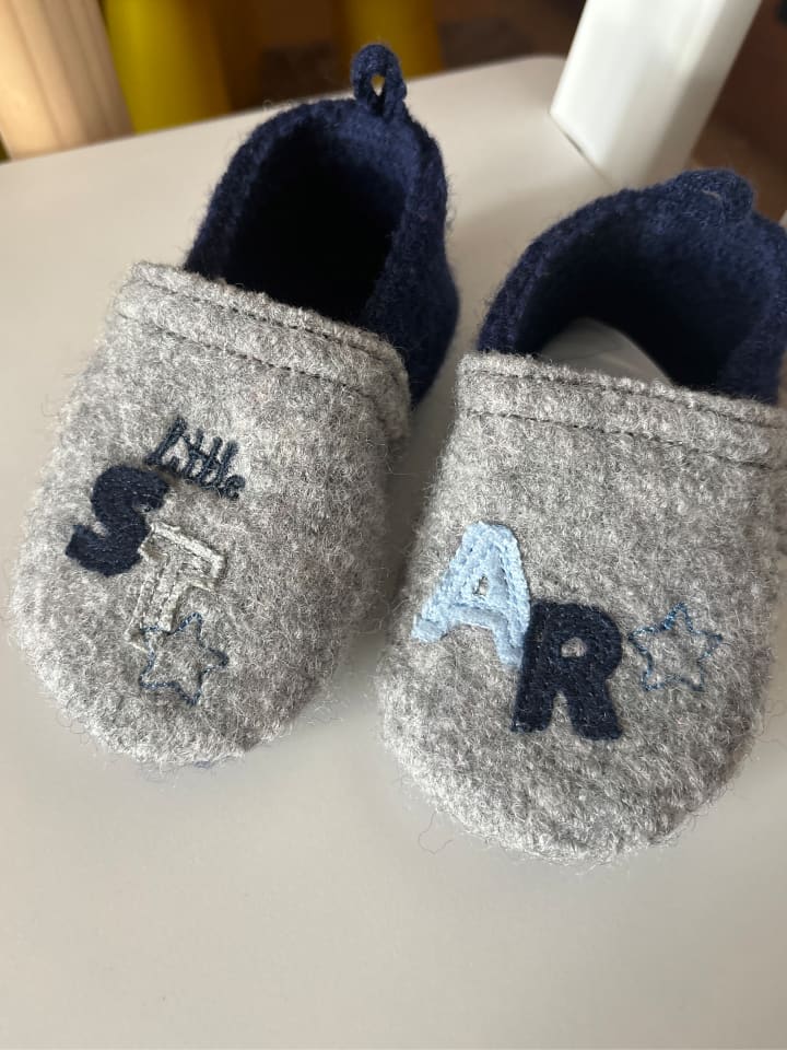 Sterntaler Krabbelschuhe in Grau günstig kaufen 19/20