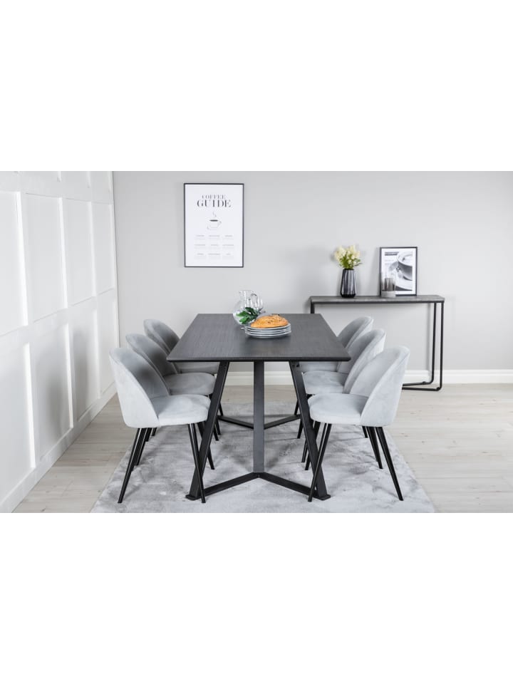 ebuy24 Essgruppe Marina 23 (7-teilig) Grau 90 x 180 cm günstig kaufen onesize