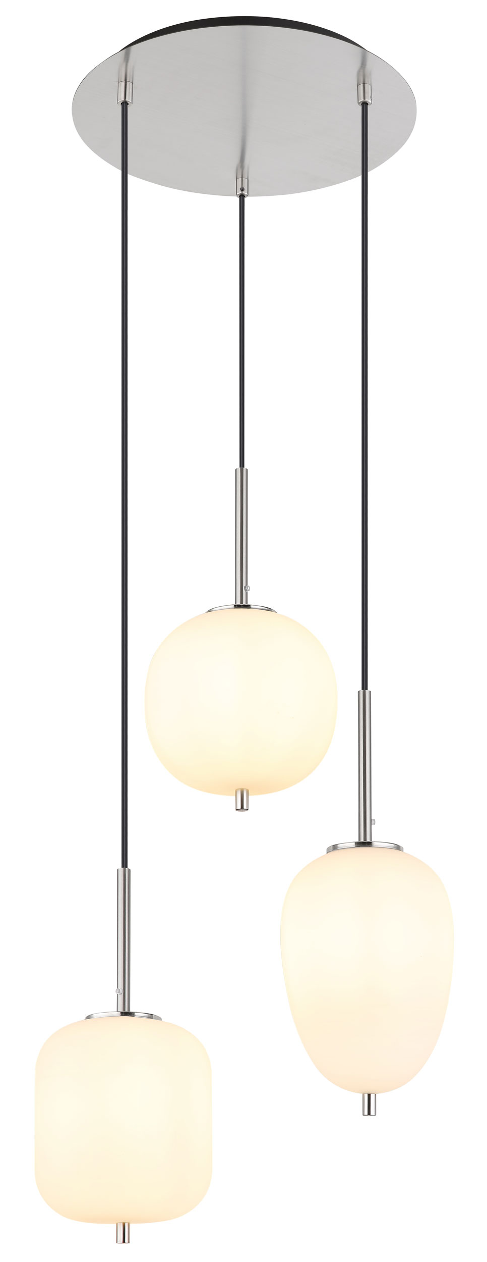 GloboLED-Pendelleuchte 3flg