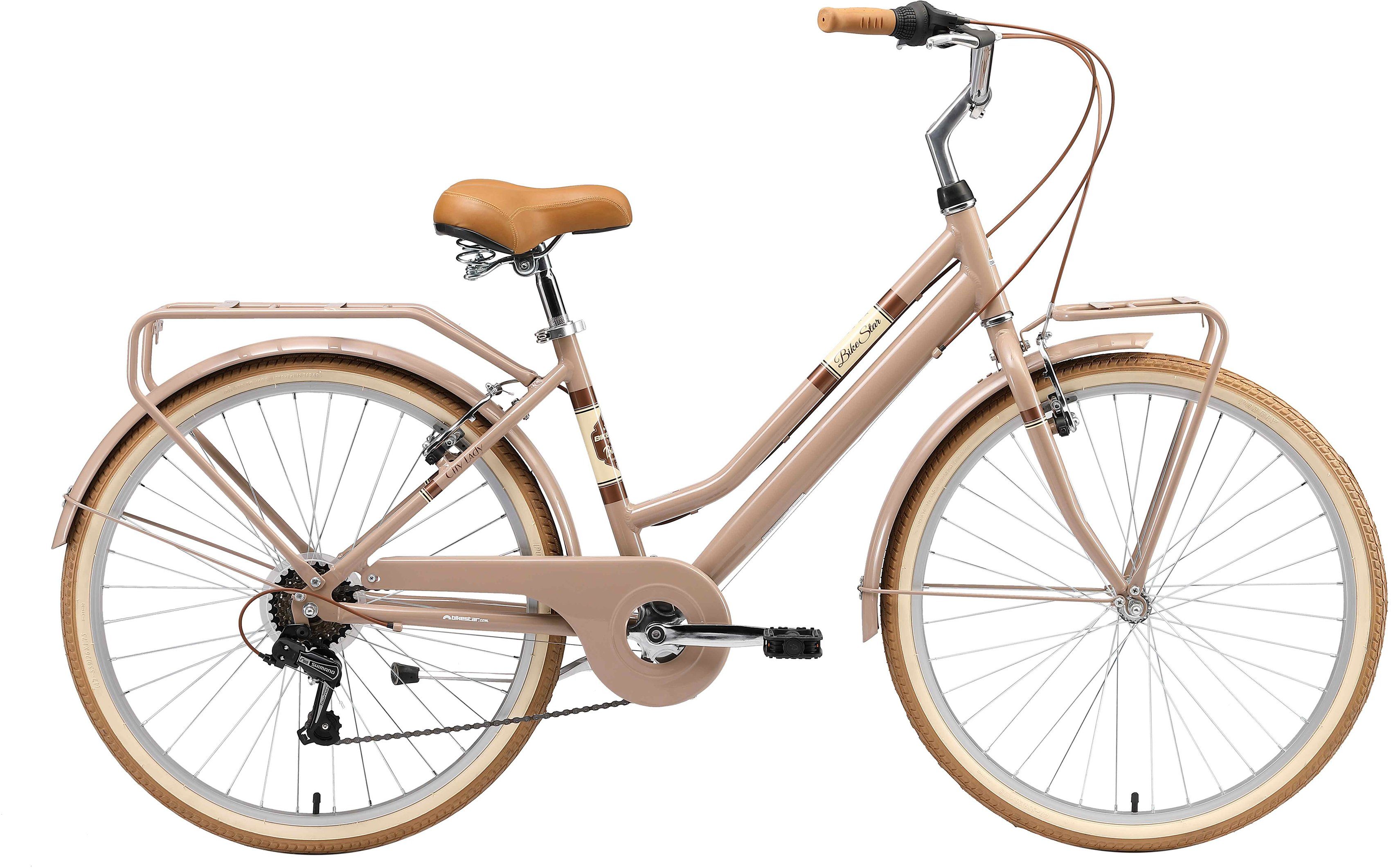 Bikestar Cityrad, 7 Gang Shimano RD-TY21 Schaltwerk, Kettenschaltung