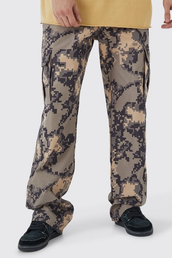 Tall lockere Camouflage Cargo-Hose