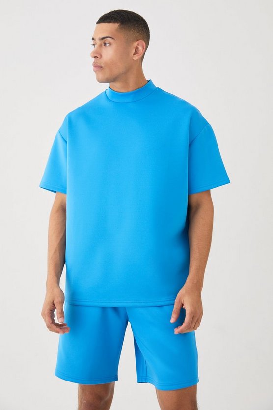 Oversize Scuba T-Shirt & Shorts