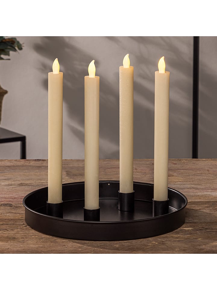 Nordheim Magnetischer Kerzenhalter in Schwarz - Ø 25 cm günstig kaufen onesize