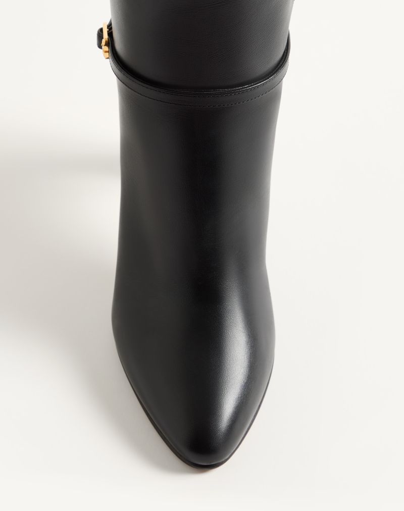 Bota Pattie de 100 mm em couro de bezerro