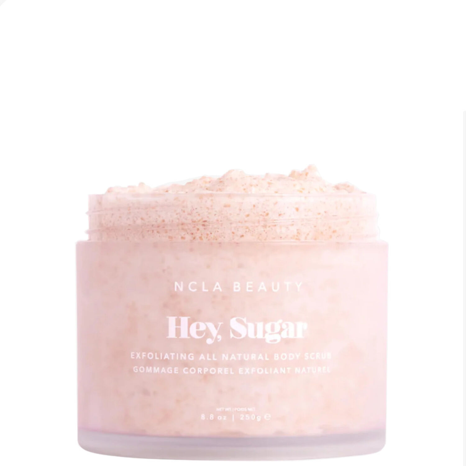 NCLA Beauty Hey, Sugar All Natural Body Scrub - Sandalwood Men's Body Scrub Gommage corps