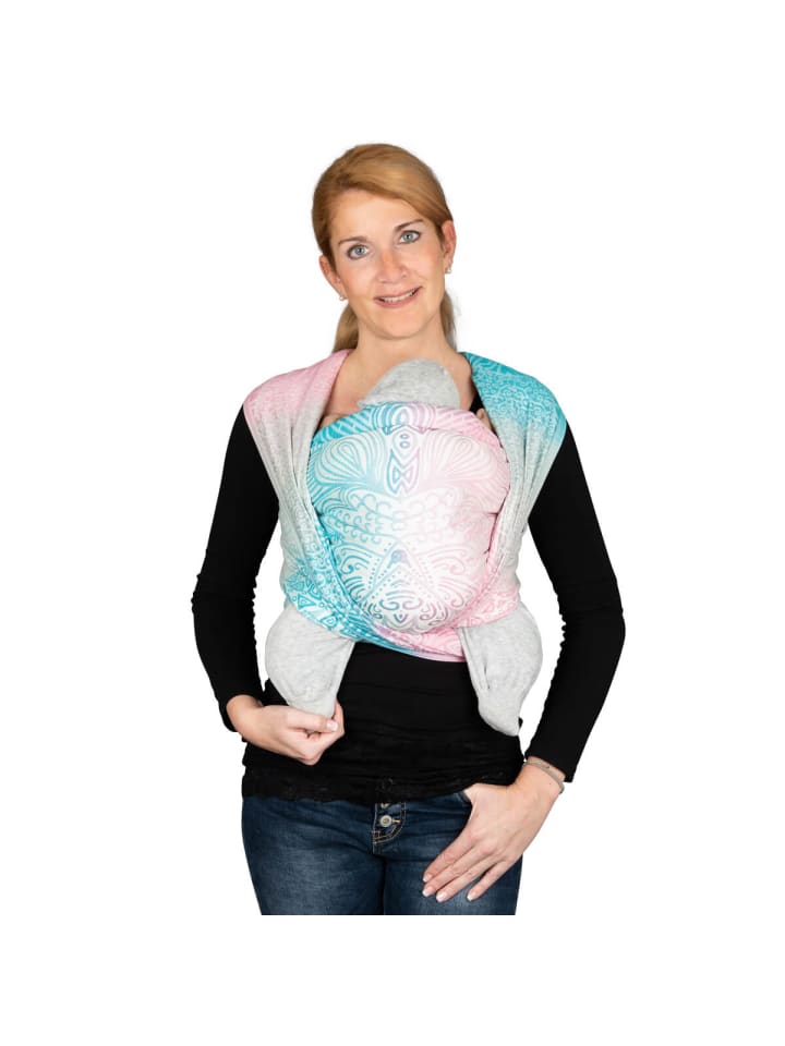 Hoppediz Babytragetuch Gewebtes Tragetuch kbA in Jaipur creme günstig kaufen 5,40 x 0,70 m