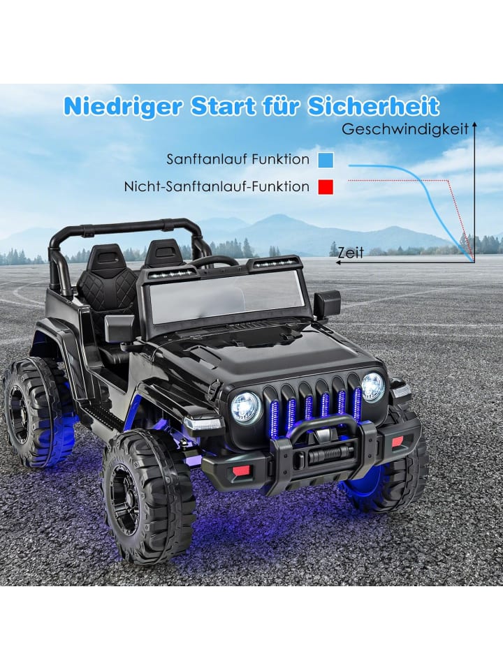 COSTWAY 12V Elektroauto ab 3 Jahren in Schwarz günstig kaufen onesize