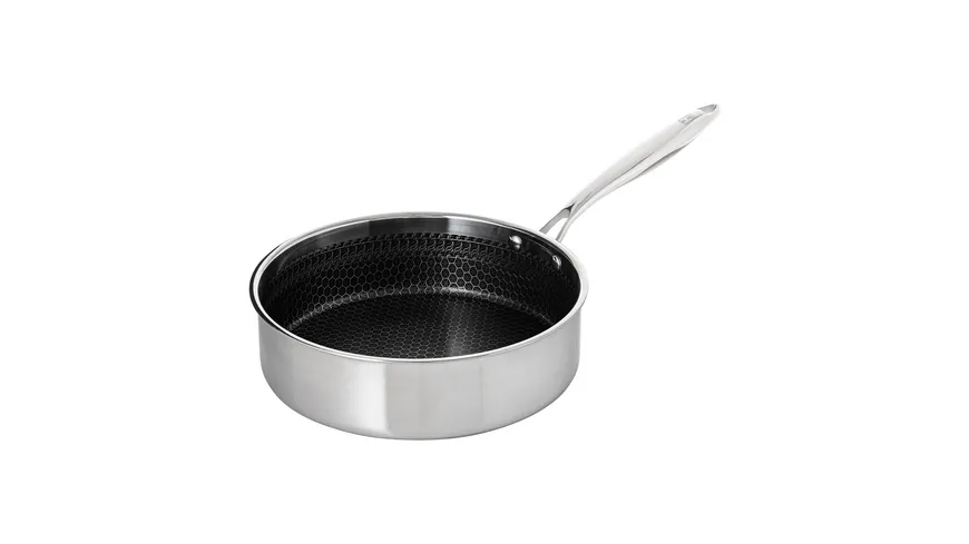 HENSSLERS Edelstahl-Schmorpfanne Ø 26cm