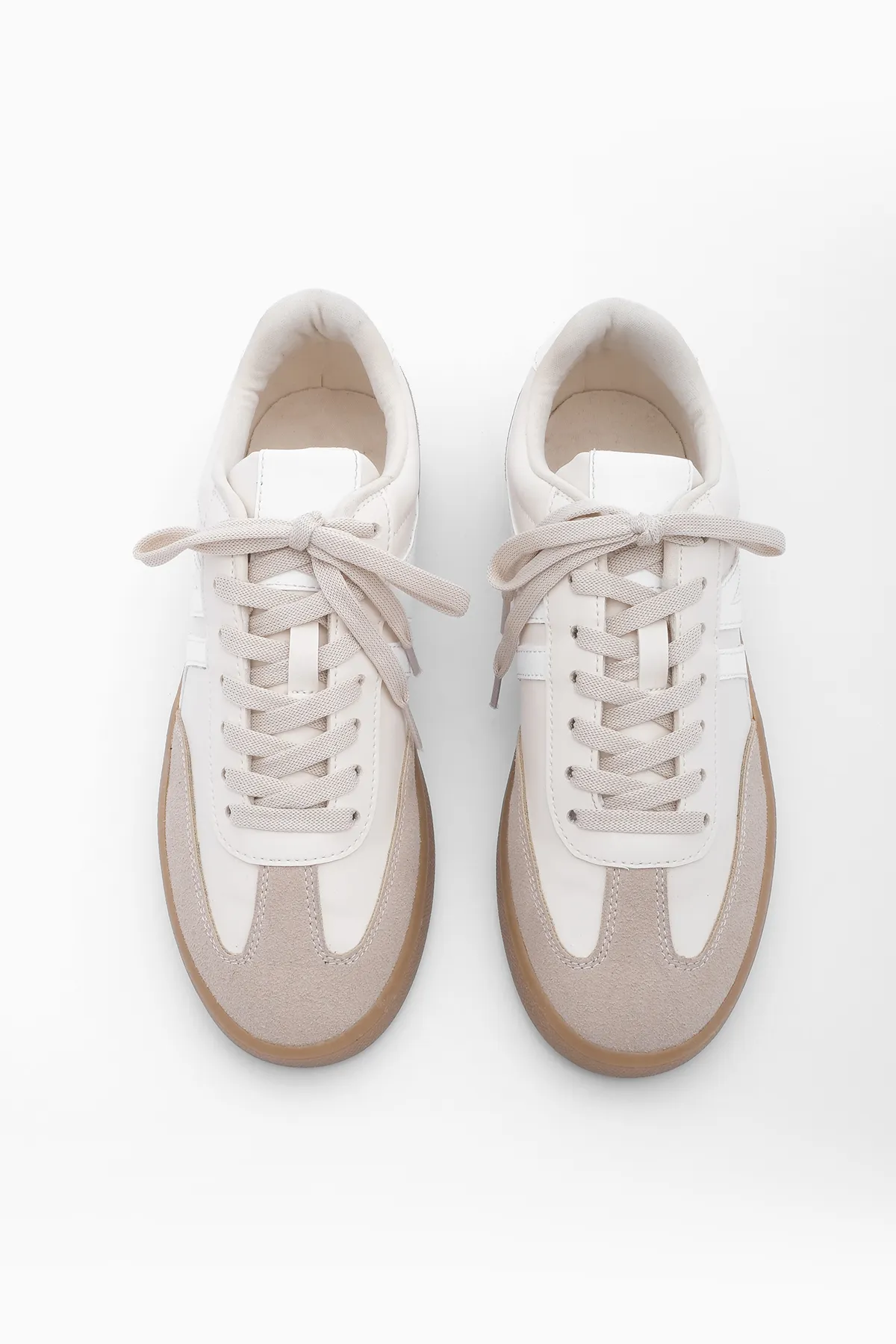 Marjin  Sneaker - Beige - Flacher Absatz
