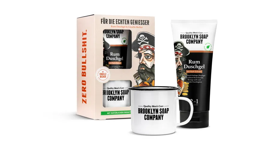BROOKLYN SOAP COMPANY Rum Mug Geschenkpackung