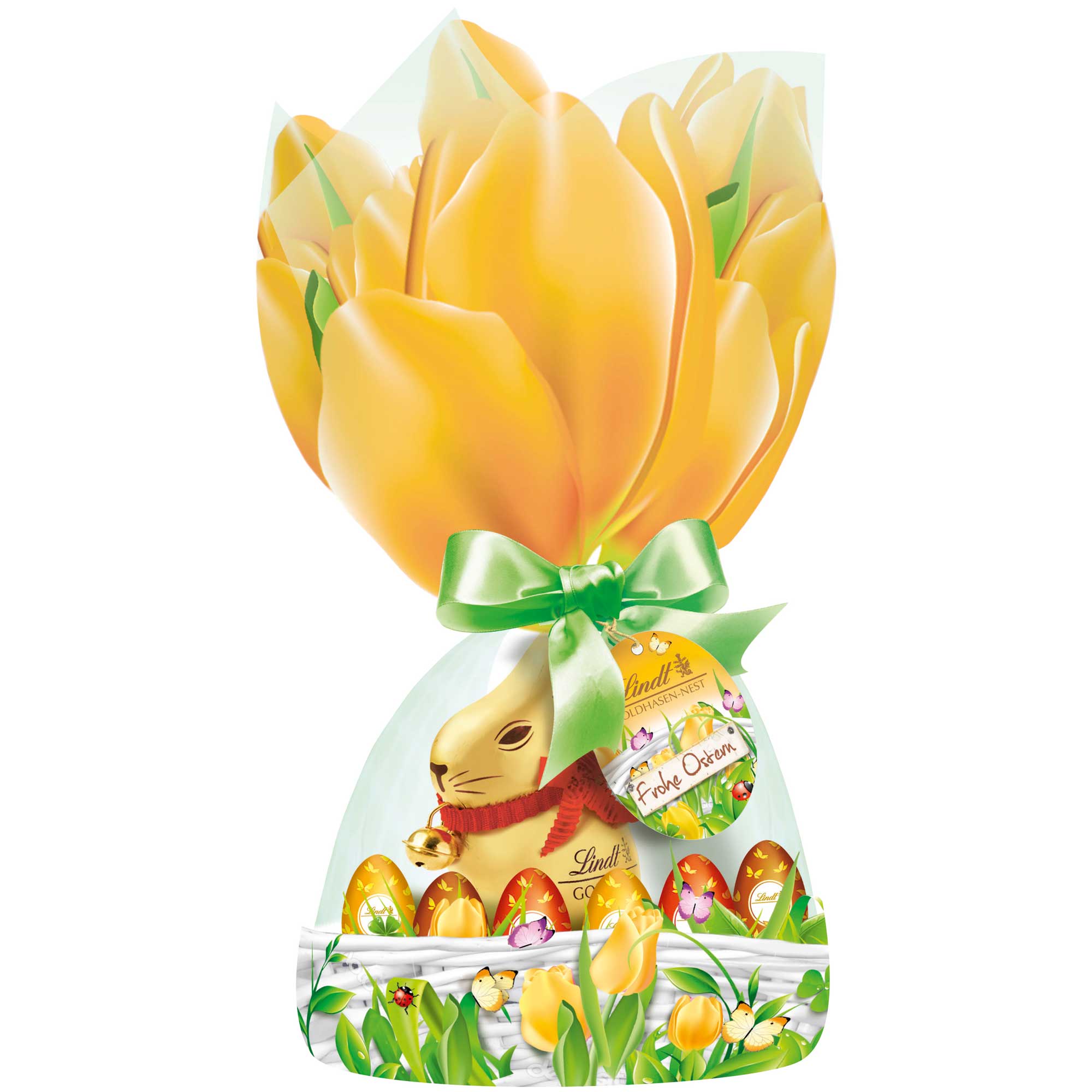 Lindt Hasen-Nest mit Spezialitäten-Eiern 280g