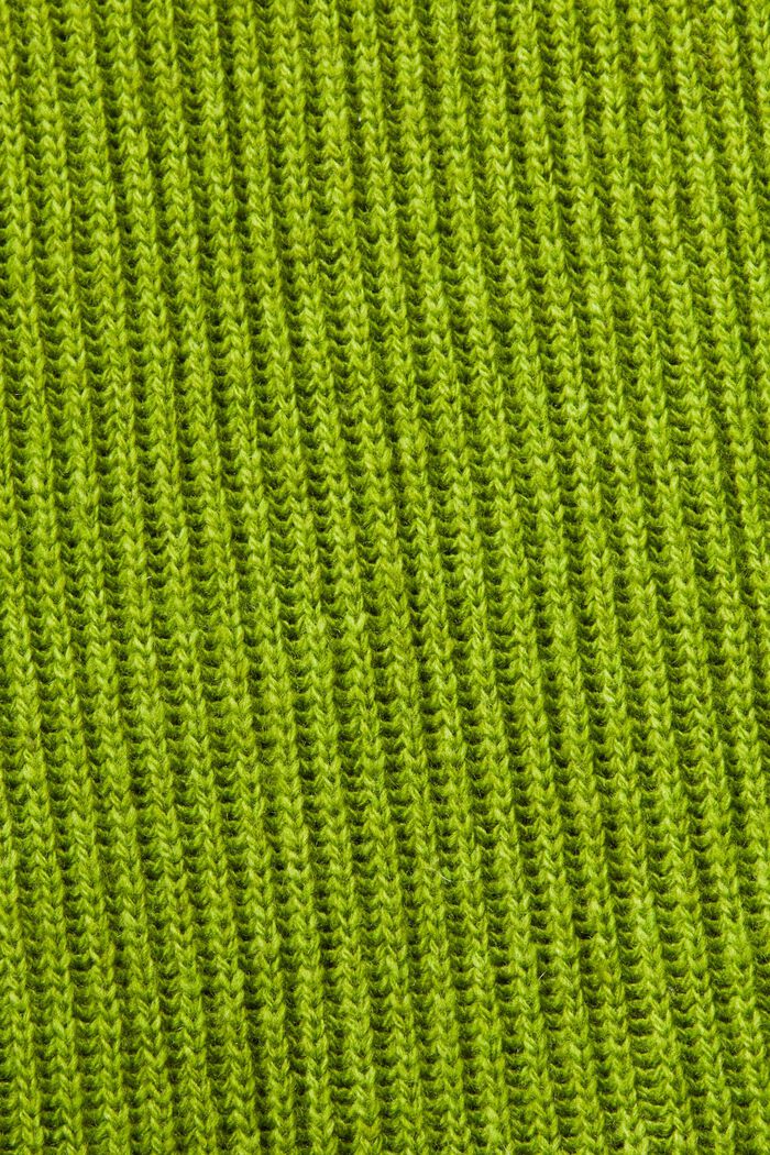 Rippstrickweste mit Rollkragen