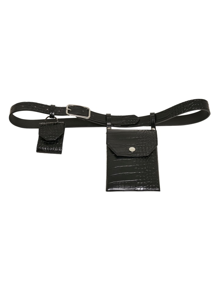 Urban Classics Urban Classics Gürtel in black/silver günstig kaufen