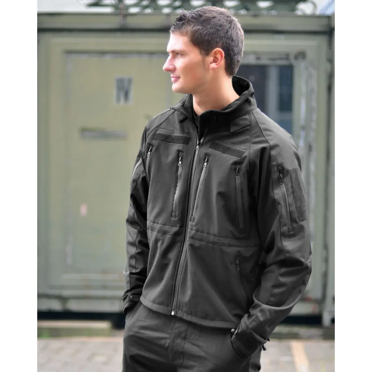 Softshell Jacke MIL-TEC plus schwarz