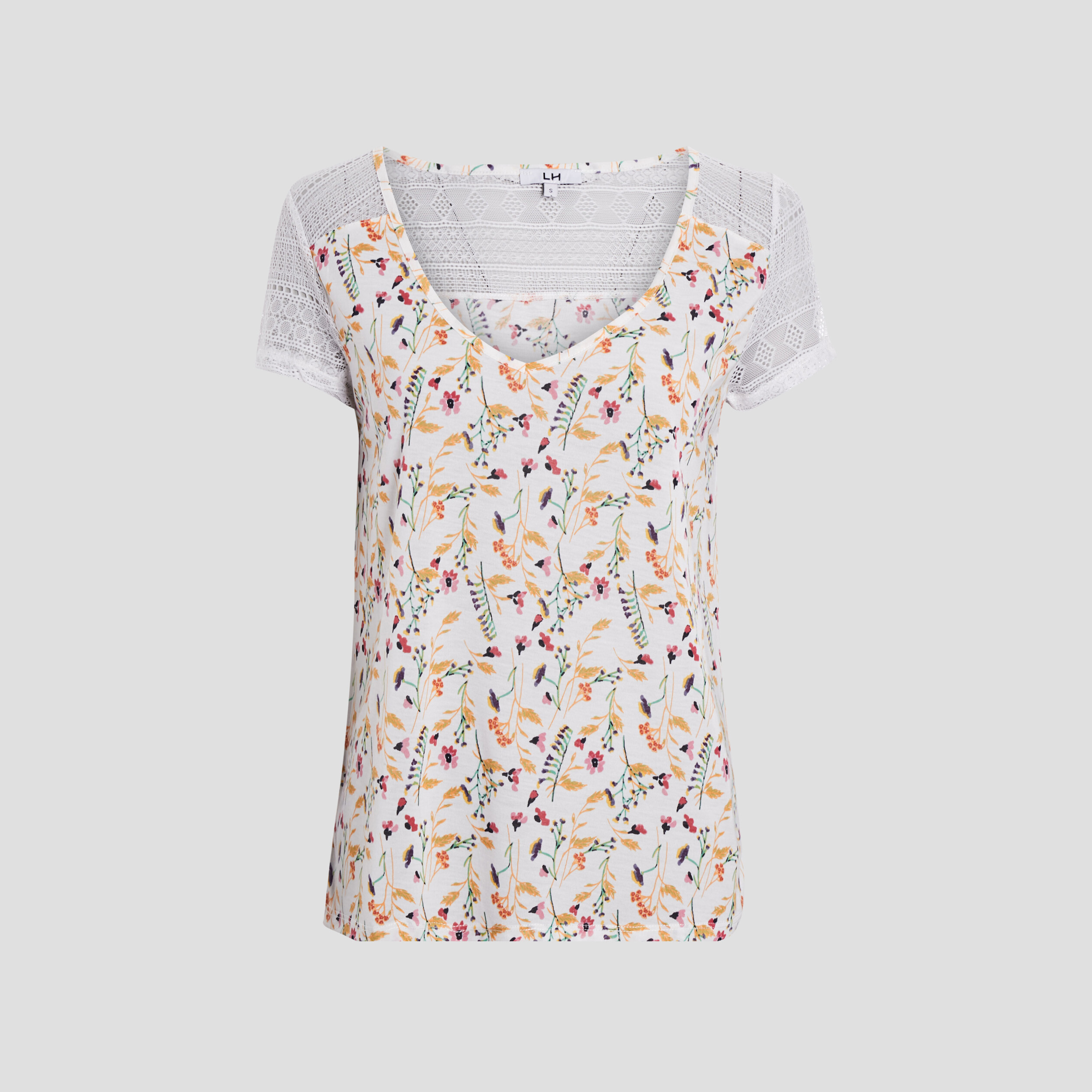T-shirt manches courtes ecru femme | La Halle