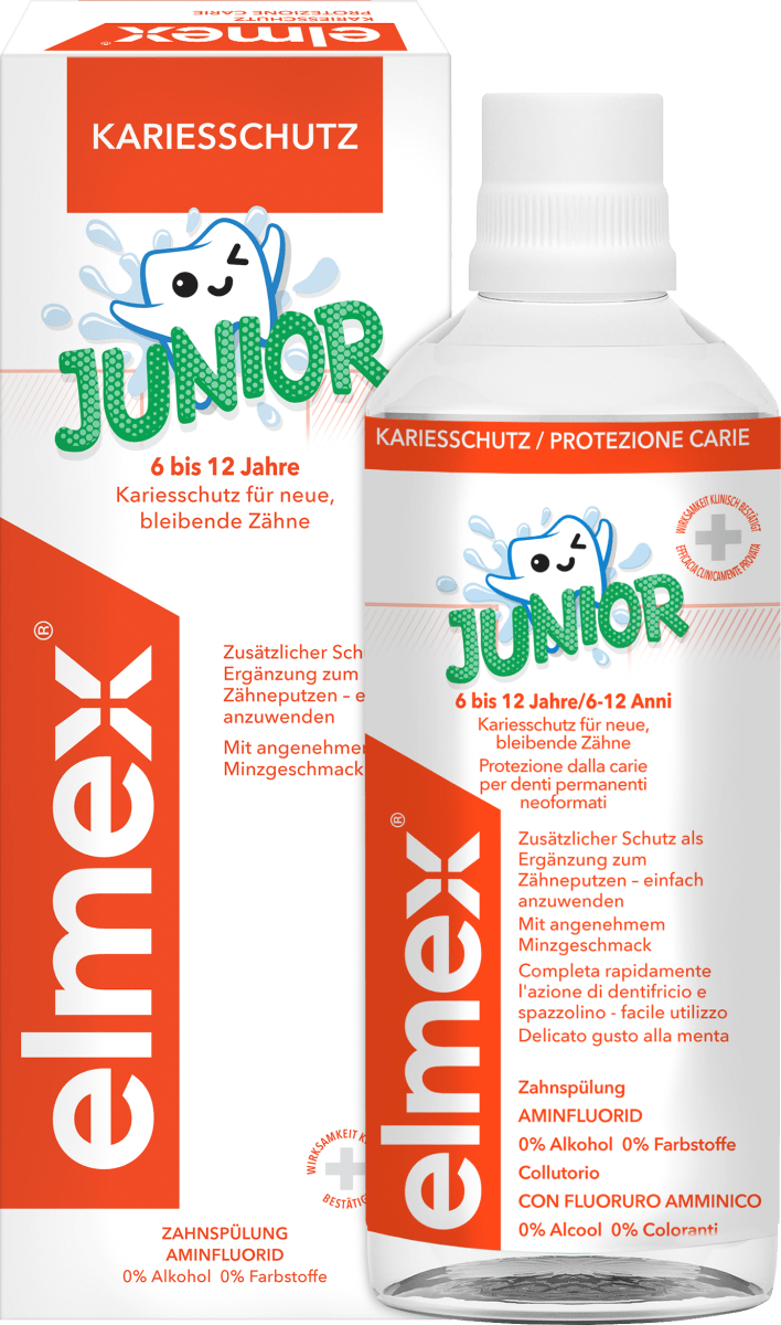 Mundspülung Kariesschutz Junior, 6 bis 12 Jahren, 400 ml