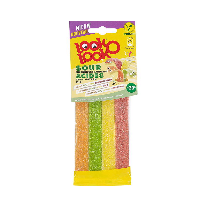 Look o Look Sour stripes mix 90 g Look O Look
