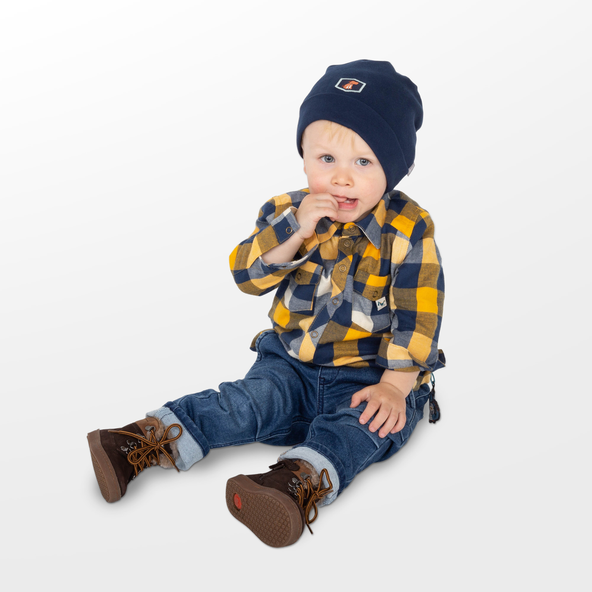 Babyjeans zum Krempeln