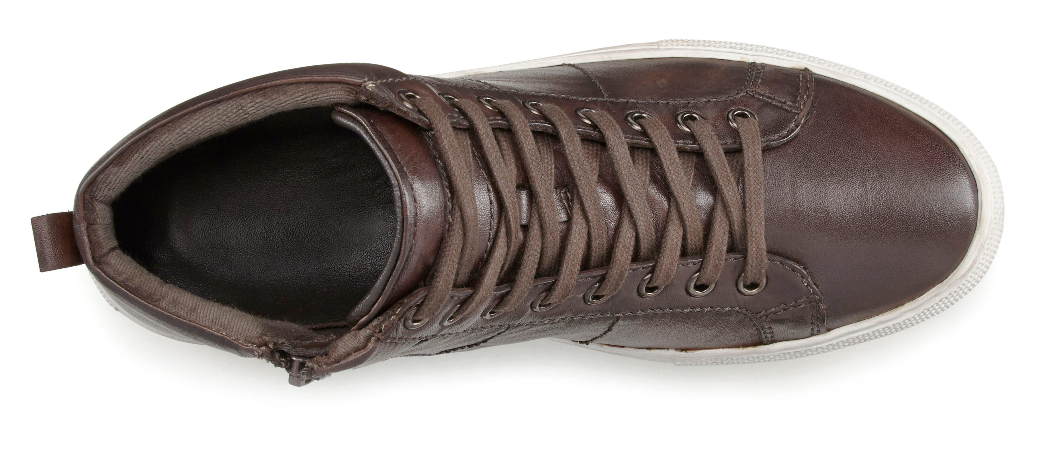 AUTHENTIC LE JOGGER Sneaker Stiefelette, Boots, Freizeitschuh, Schnürboots aus Leder