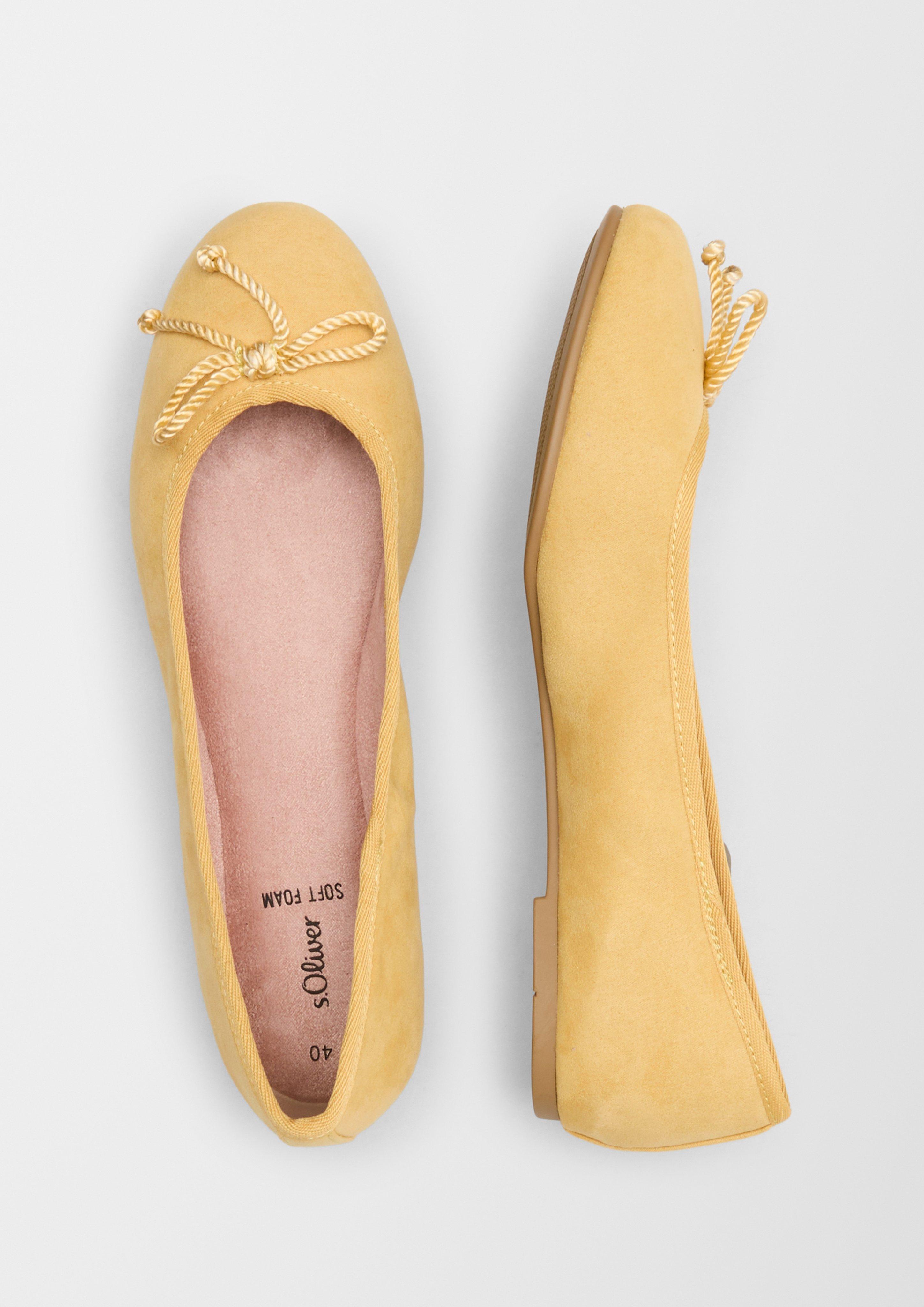 Ballerinas aus Lederimitat  6007387-619