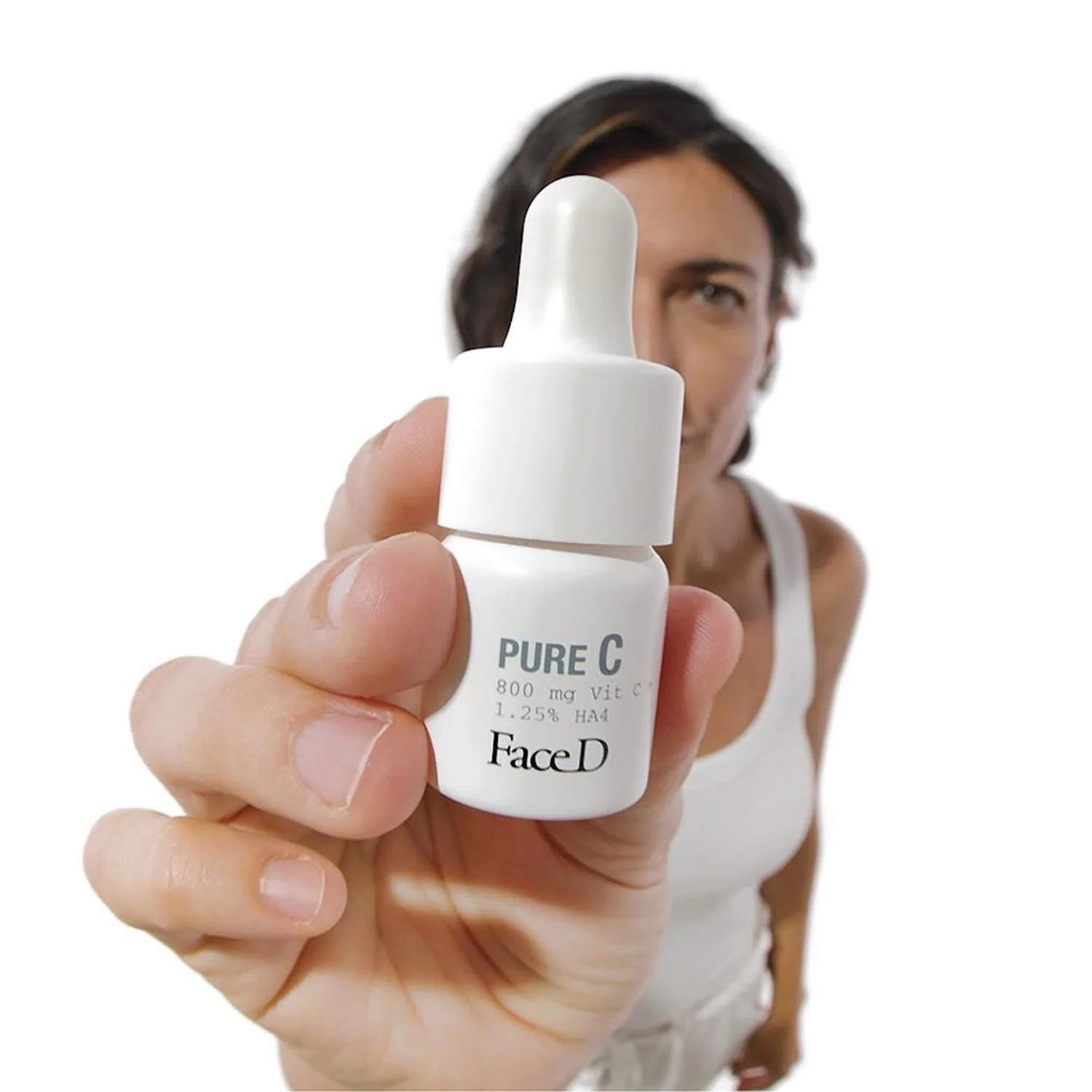 PURE C Face - Vitamina C pura 16% em Ácido Hialurônico - Sérum Facial de Efeito Global, Sérum Facial Antirrugas, Sérum Facial Anti-Imperfeições