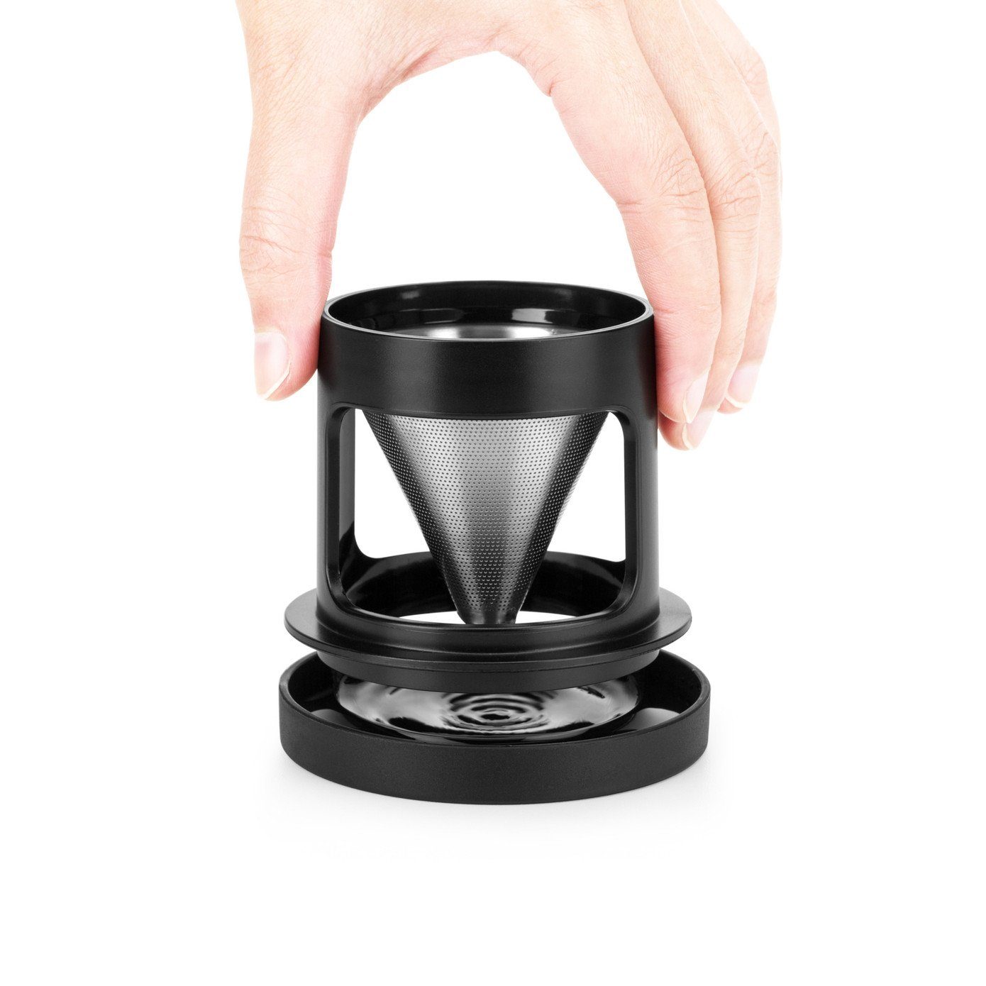 Karaca Espressomaschine Brewy Coffe Dripper Tasse 300 ml, Tasse Mit Henkel, Modernes