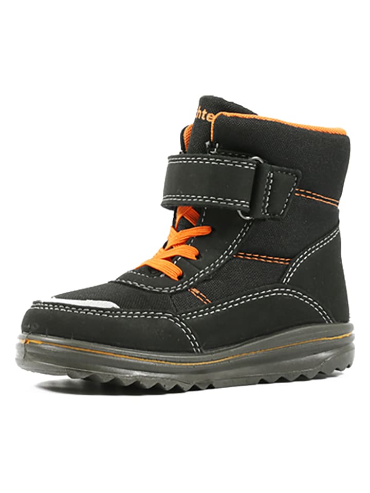Richter Shoes Winterboots in Schwarz/ Orange günstig kaufen
