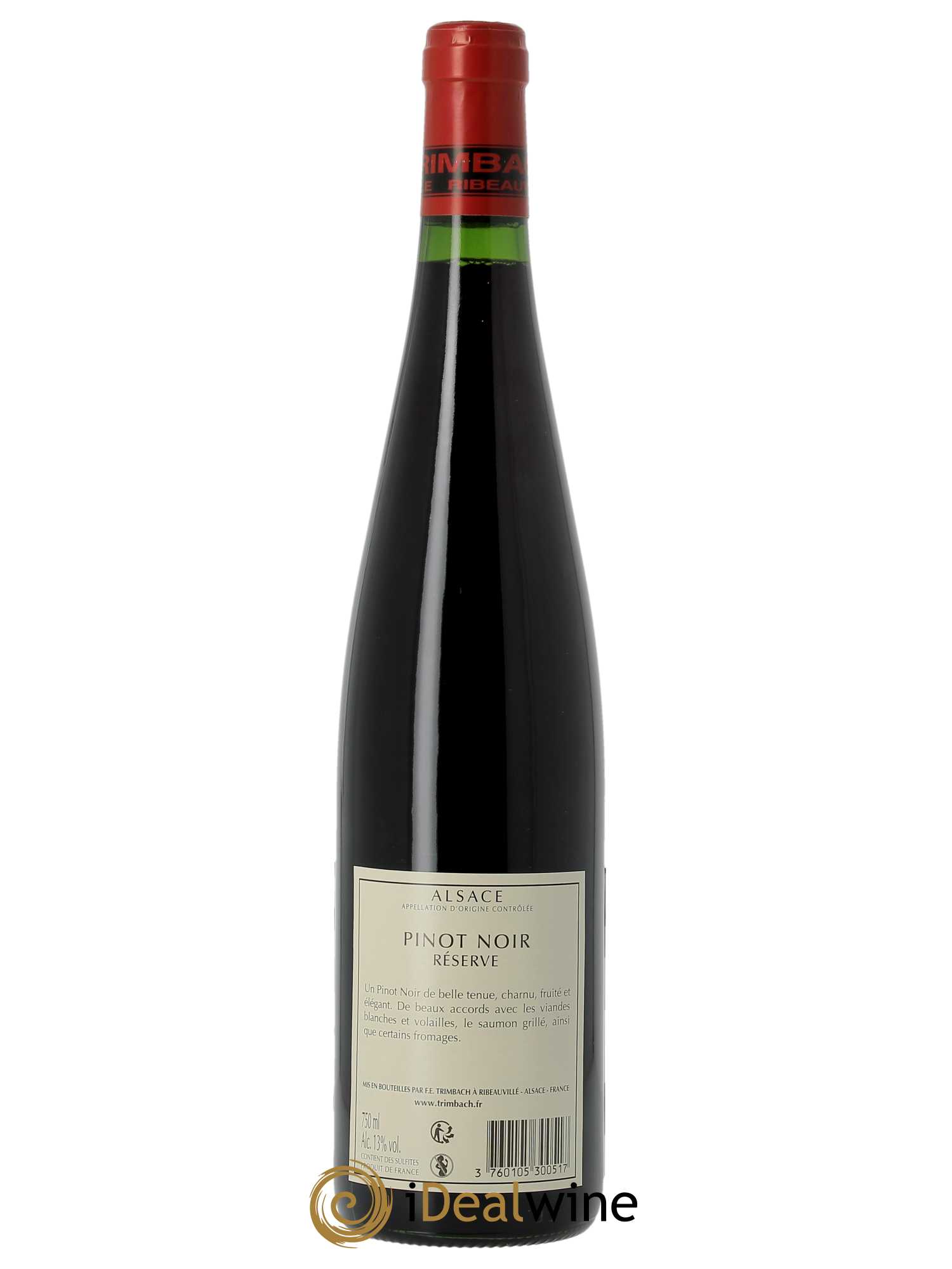Pinot Noir Réserve Trimbach (Domaine)  2021 - Lot de 1 Bouteille