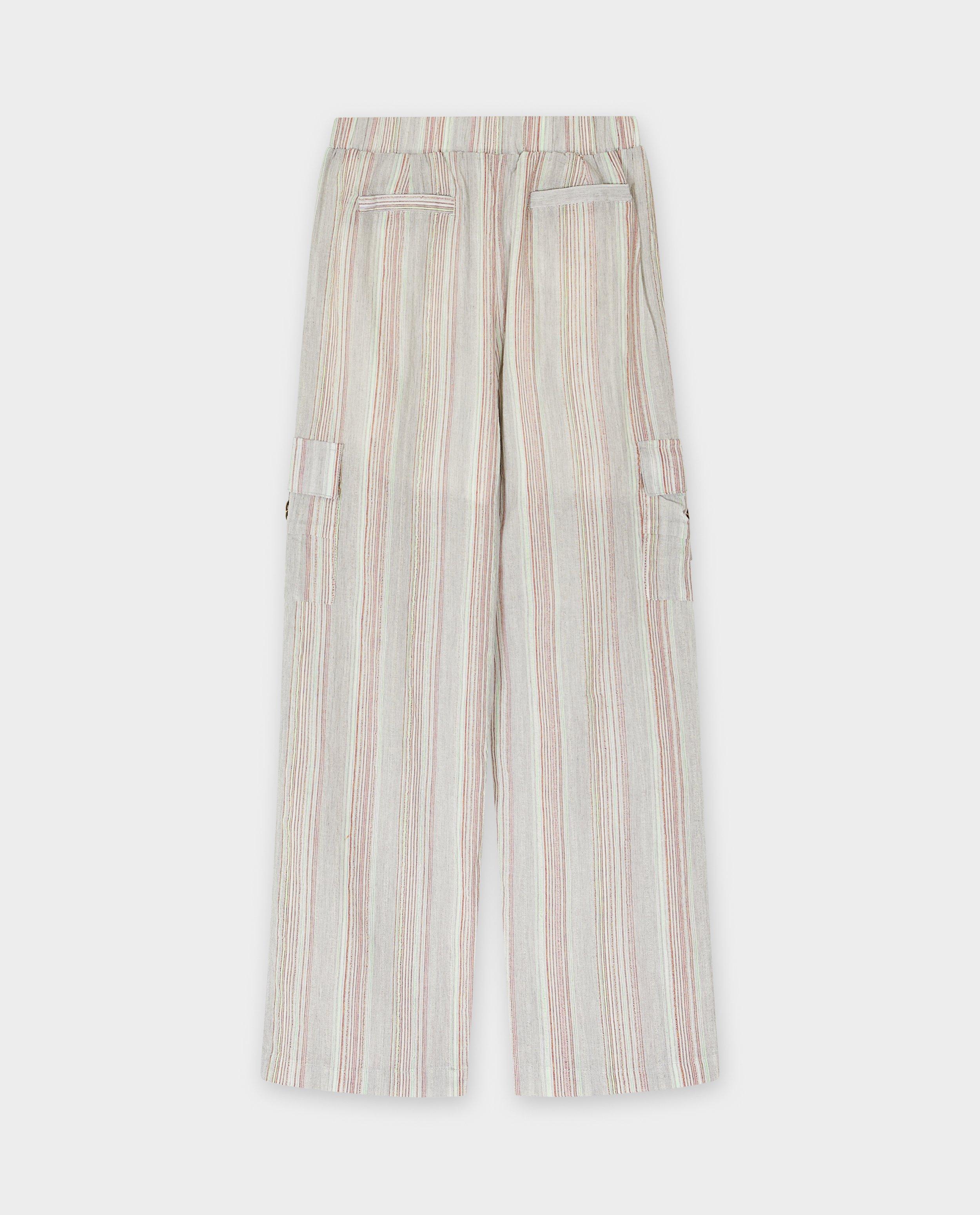 Pantaloni Likeflo cu aspect de in verde deschis