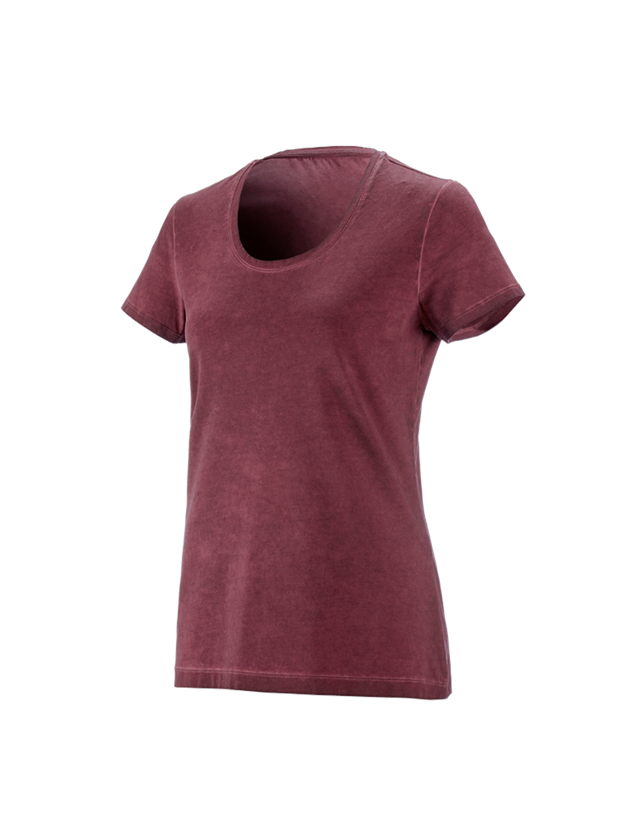 e.s. T-Shirt vintage cotton stretch, Damen