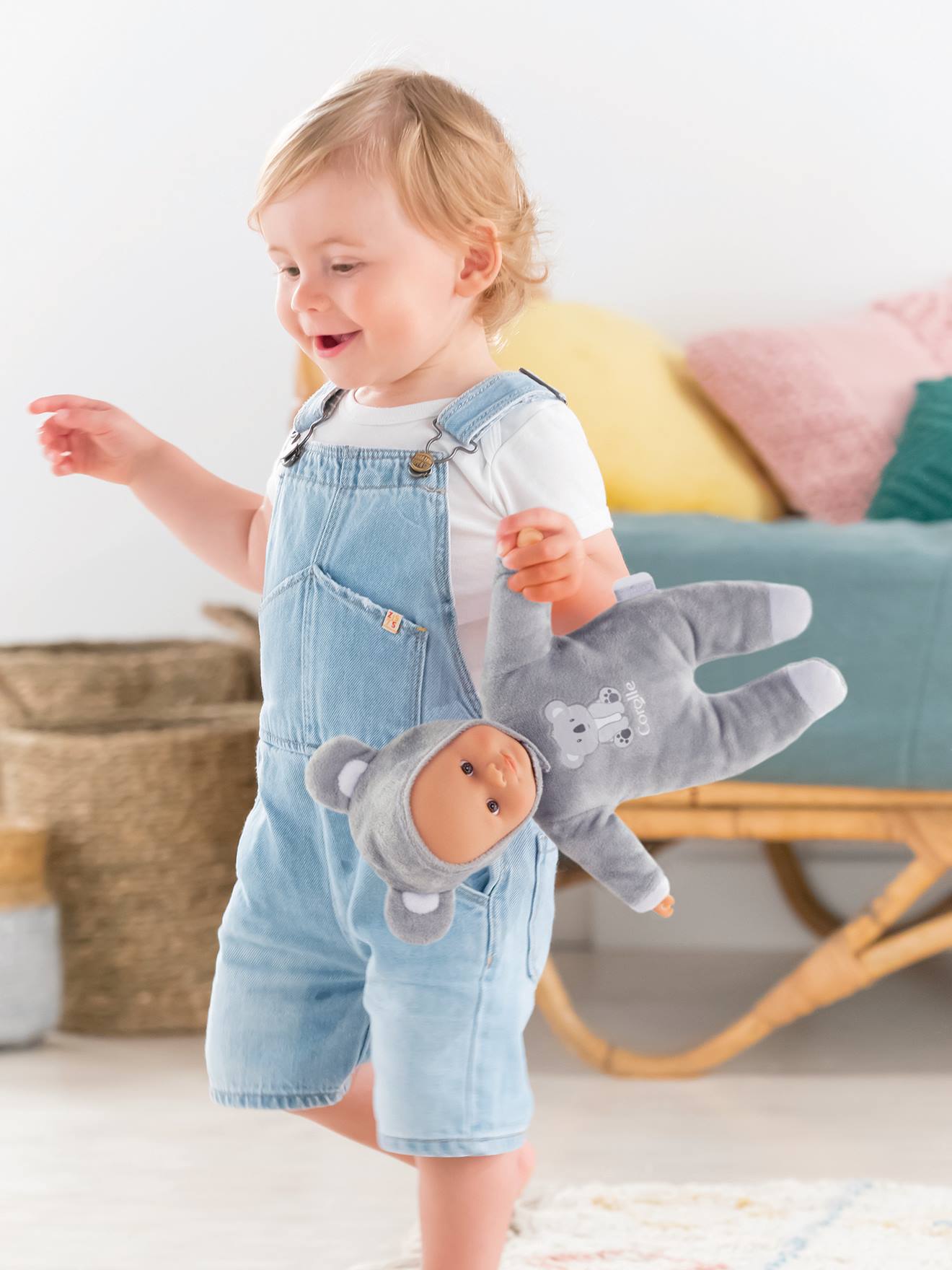 Corolle Babypuppe P'TIT COEUR KOALA COROLLE - grau