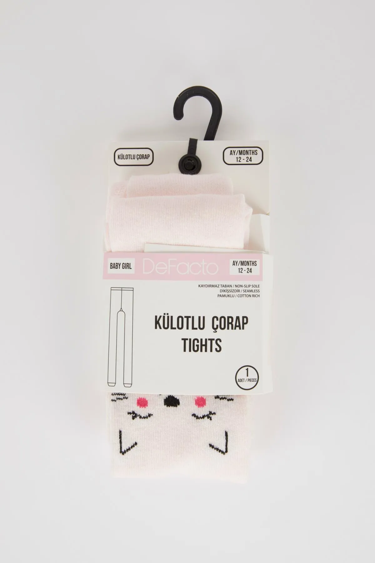 DeFacto  Baby-Baumwollstrumpfhose für Mädchen Y7821a2ns