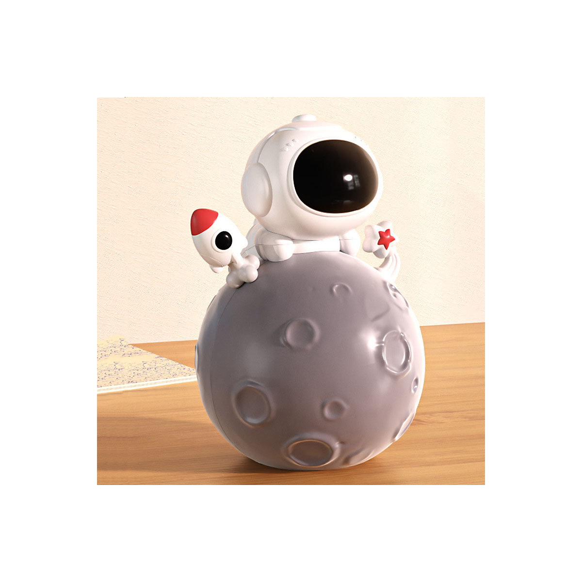 Begehbare und leuchtende kreative Spardose Astronaut Sparbüchse Kindergeschenk