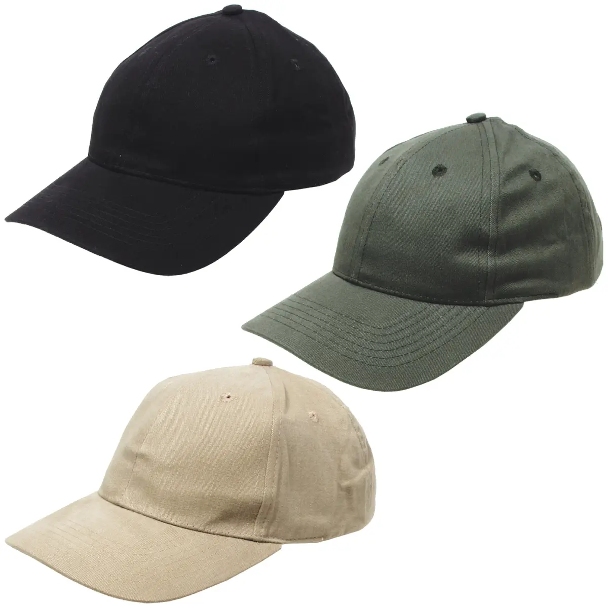 Premium Basecap gebrascht versch. Farben